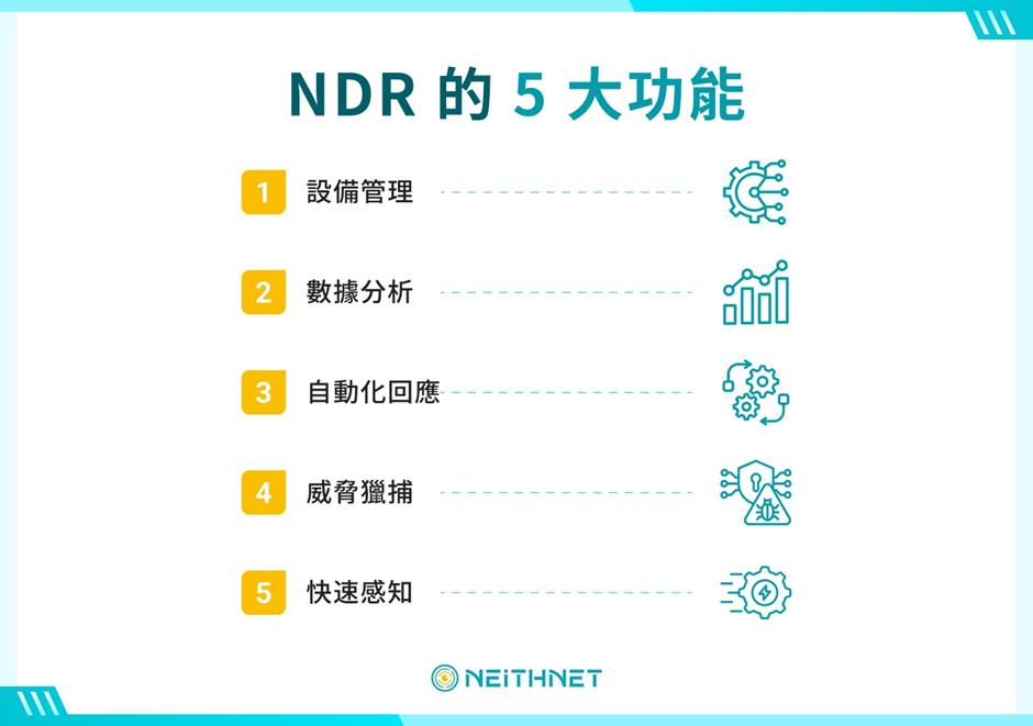 NDR 的 5 大功能